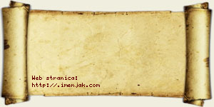 Jasna Bzenić vizit kartica